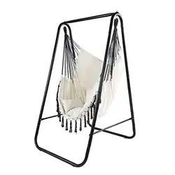 Une image de Le hamac CCLIFE est l'objet de décoration idéal pour embellir votre balcon et vous offrir un havre de paix au quotidien