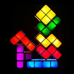 Une image de 🤩 Décorez votre salle de jeux avec la lampe Tetris LED 🤩