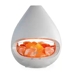 Une image de Apaisez-vous grâce à la lampe de sel de l'Himalaya diffuseur d'arômes ultrasonique !