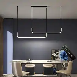 Une image de 💡🌟 Décorez votre salle à manger avec style grâce à la Suspension LED Gorssen !