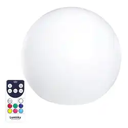 Une image de Illuminez votre extérieur avec la Boule lumineuse flottante LED multicolore dimmable BOBBY ∅40cm