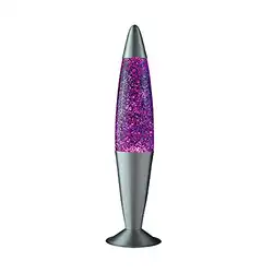 Une image de La lampe à lave Jenny argentée : un must-have pour toutes les soirées disco !