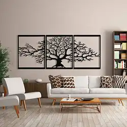 Une image de L'Arbre De Vie en métal est une pièce parfaite pour compléter votre décoration de jardin ou d'extérieur.